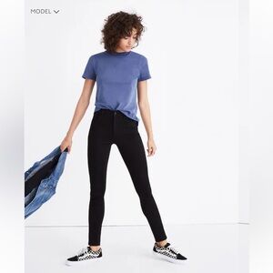 Madewell Roadtripper skinny black jeans